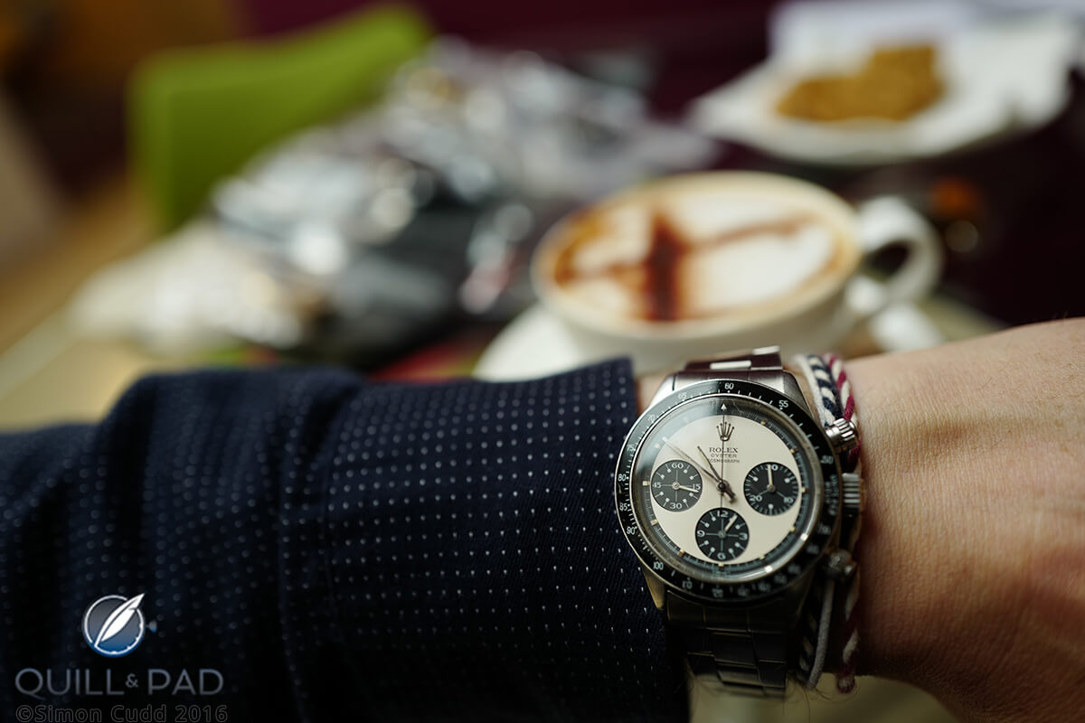 Rolex Oyster Cosmograph Paul Newman Daytona Reference 6263 from about 1970 at the July 2 Watches of Knightsbridge auction