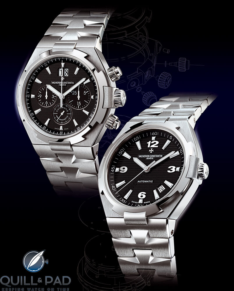 Chronograph and date versions of the Vacheron Constantin Overseas II from 2004