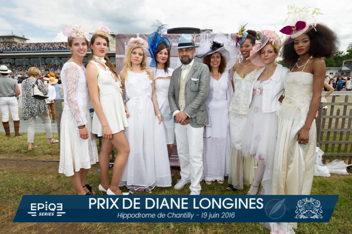 Some of the cool fashion in evidence at the 2016 Prix de Diane (photo courtesy Yves Forestier)