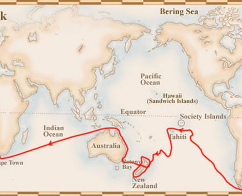 Captain James Cook's "Second Voyage of Discovery" in the South Pacific using Lacum Kendall's K1 for navigating longitude