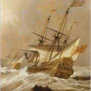 HMS Resolution, the ship that Captain James Cook used to explore teh South Pacific and sail the globe