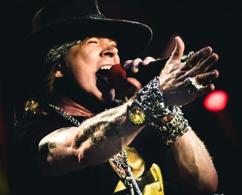 Axl Rose on stage
