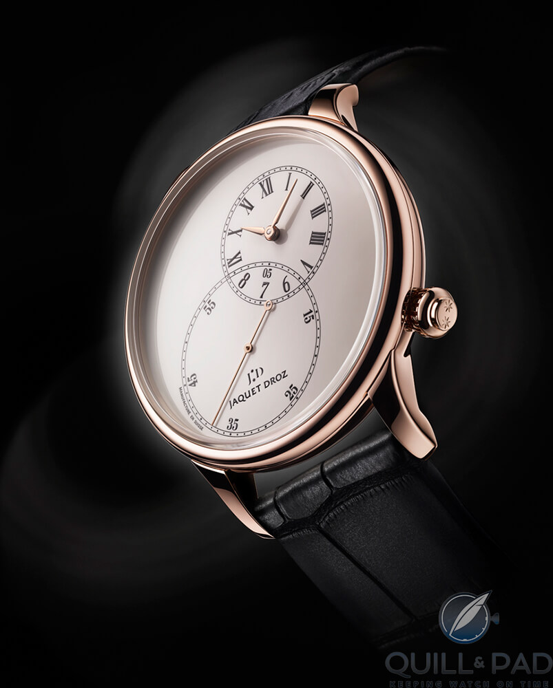 Jaquet Droz Grande Seconde Off-Centered with ivory enamel dial