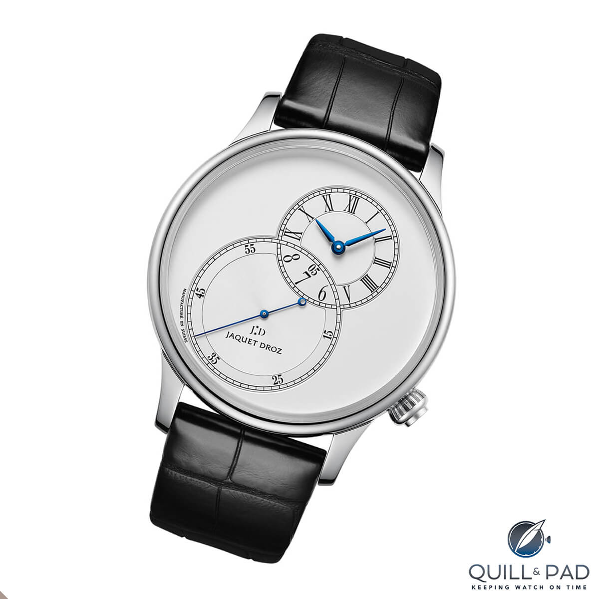 Jaquet Droz Grande Seconde Off-Centered with silver opaline dial