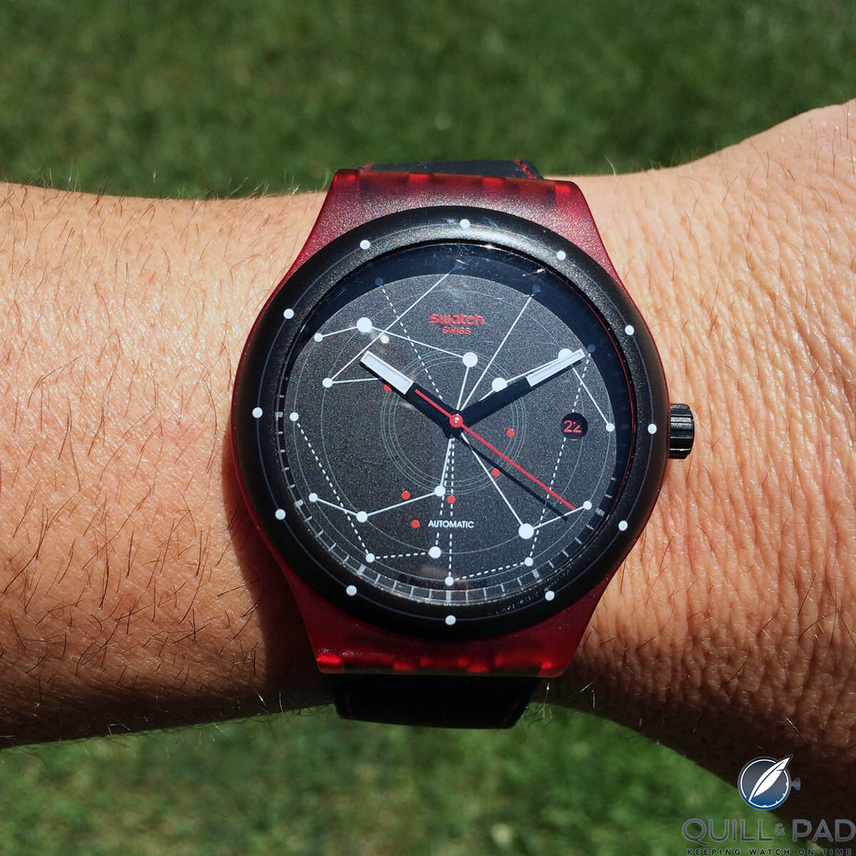John Keil’s Swatch Sistem51 was intended to be a good-luck charm