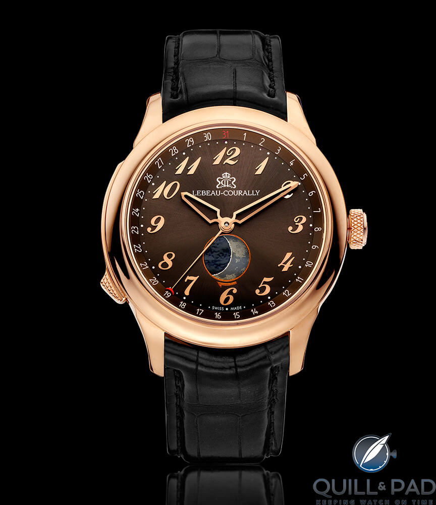 Lebeau-Courally Phase de Lune in red gold