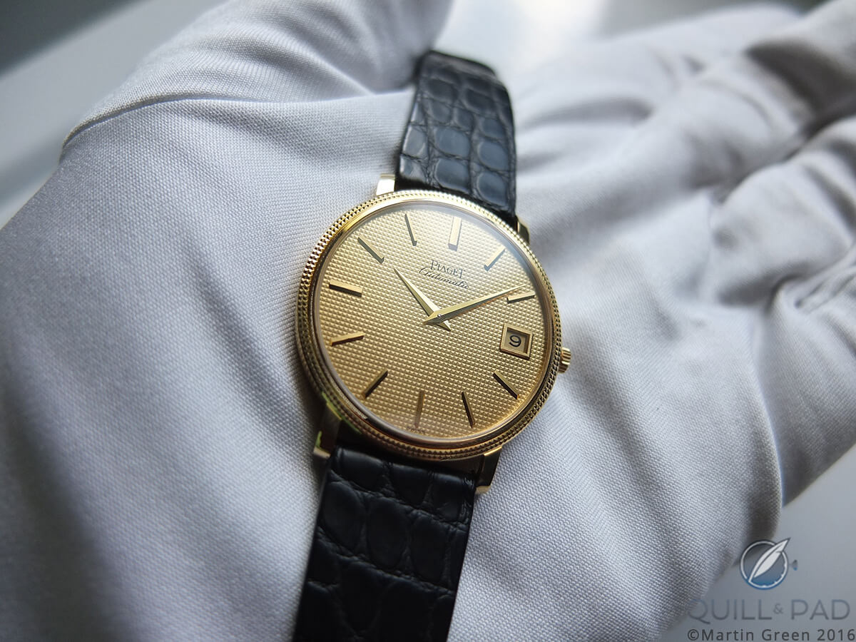 An exceptionally beautiful ultra-thin Piaget Caliber 12P model from 1969