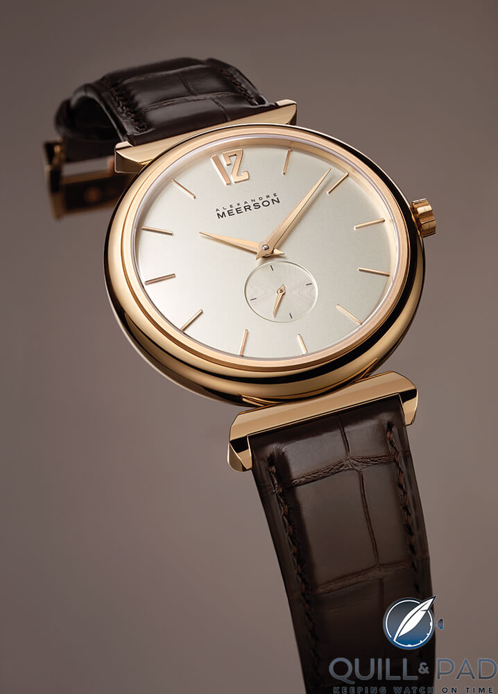 Alexandre Meerson Altitude Premiere with small seconds in pink gold