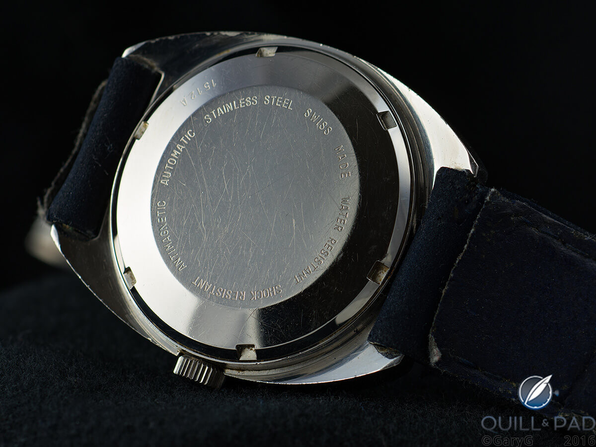 Resistant to many things, including being opened: Bucherer Chronometer case back