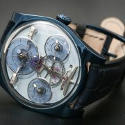 Emmanuel Bouchet Complication One with blue case and dial