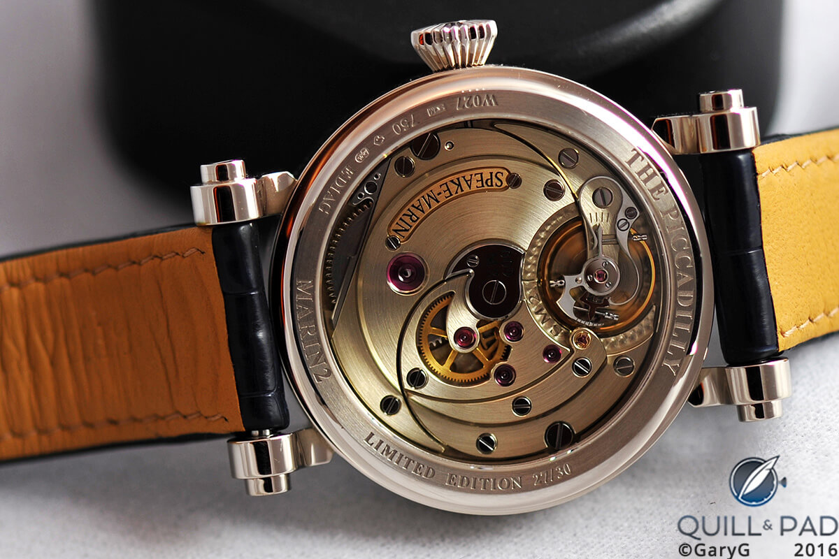 Hard to make the numbers: limited production Marin 1 movement by Peter Speake-Marin