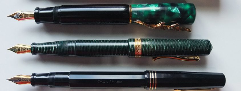 An overview of the author's Italian period fountain pens