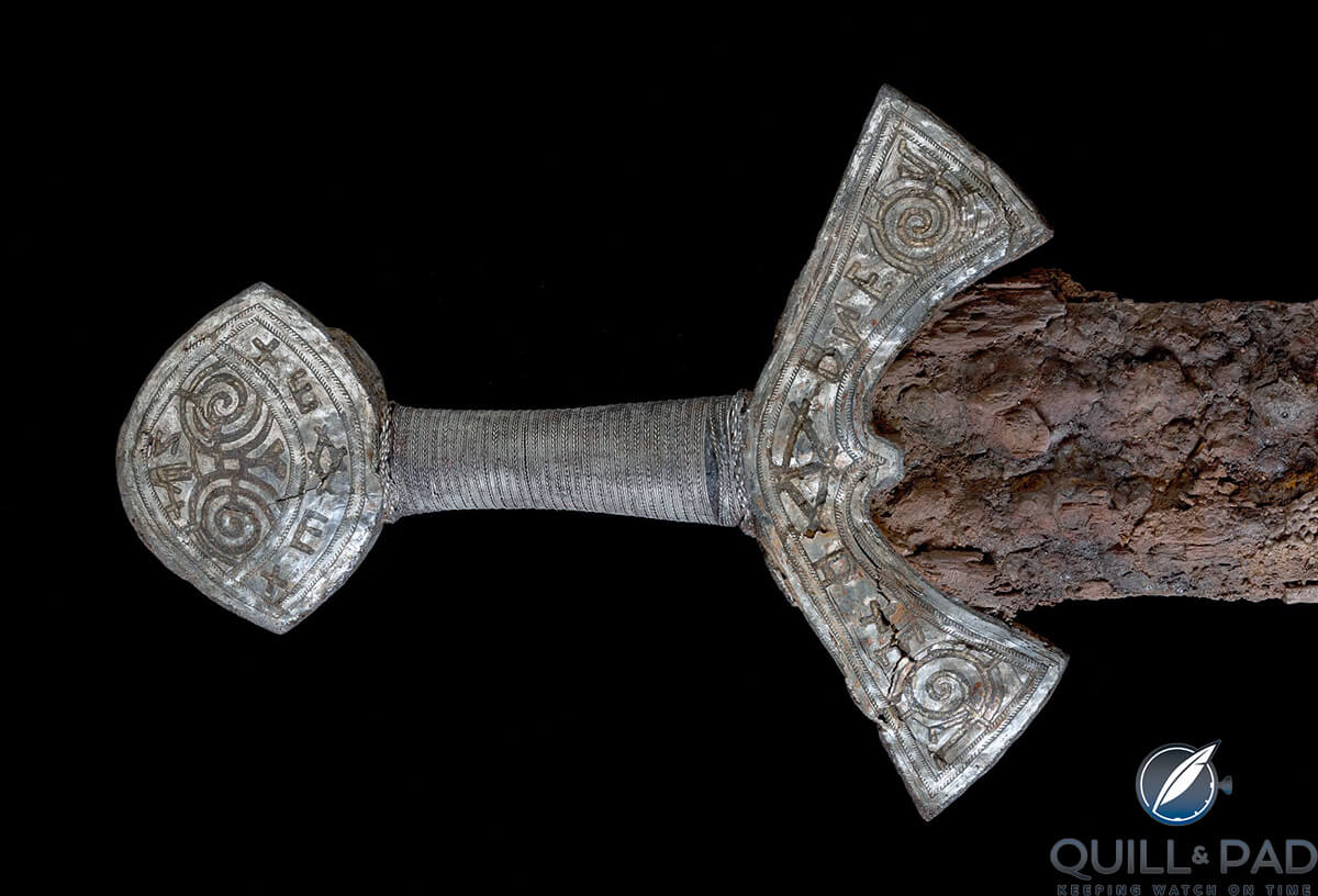 An ancient Viking sword hilt provided the inspiration for the shape of the crown on the GoS Sarek