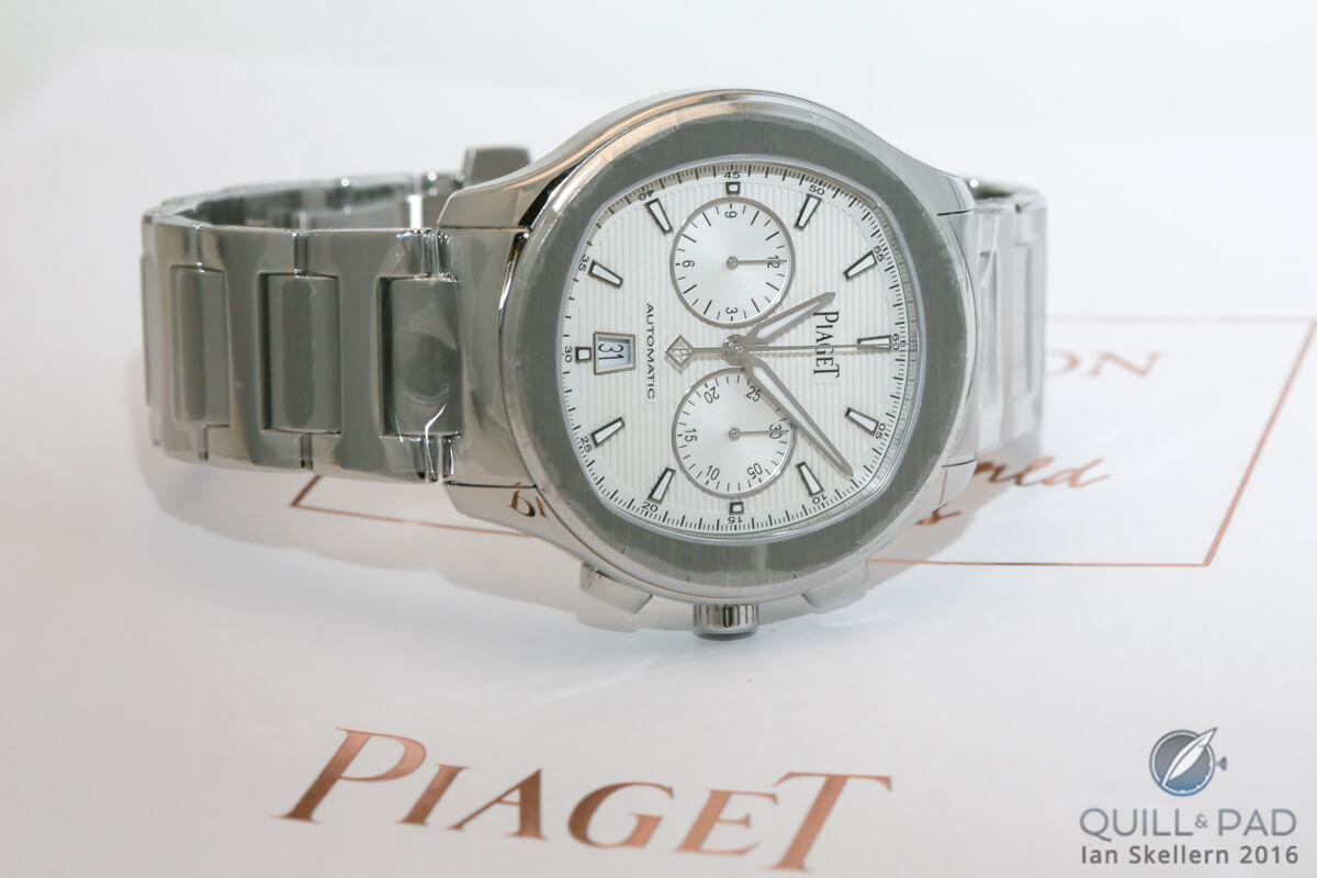Piaget Polo S chronograph white dial