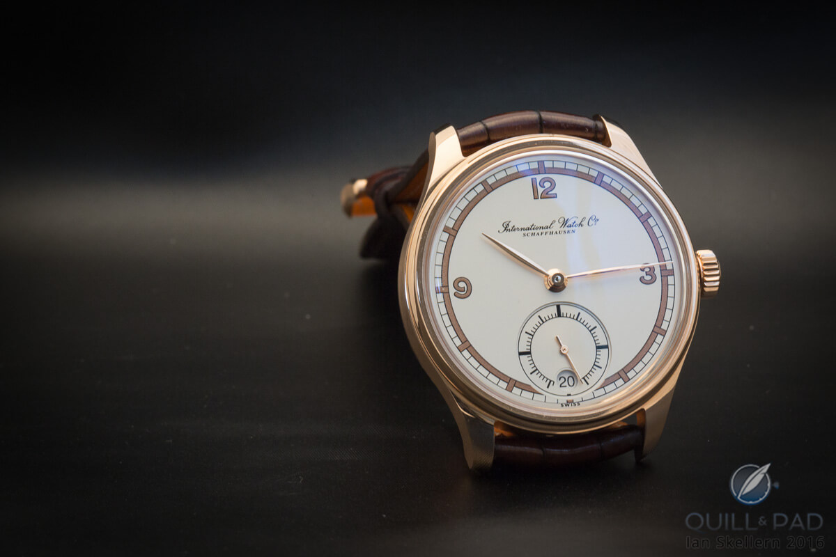 IWC Portugieser Hand-Wound Eight Days Edition 75th Anniversary in pink gold
