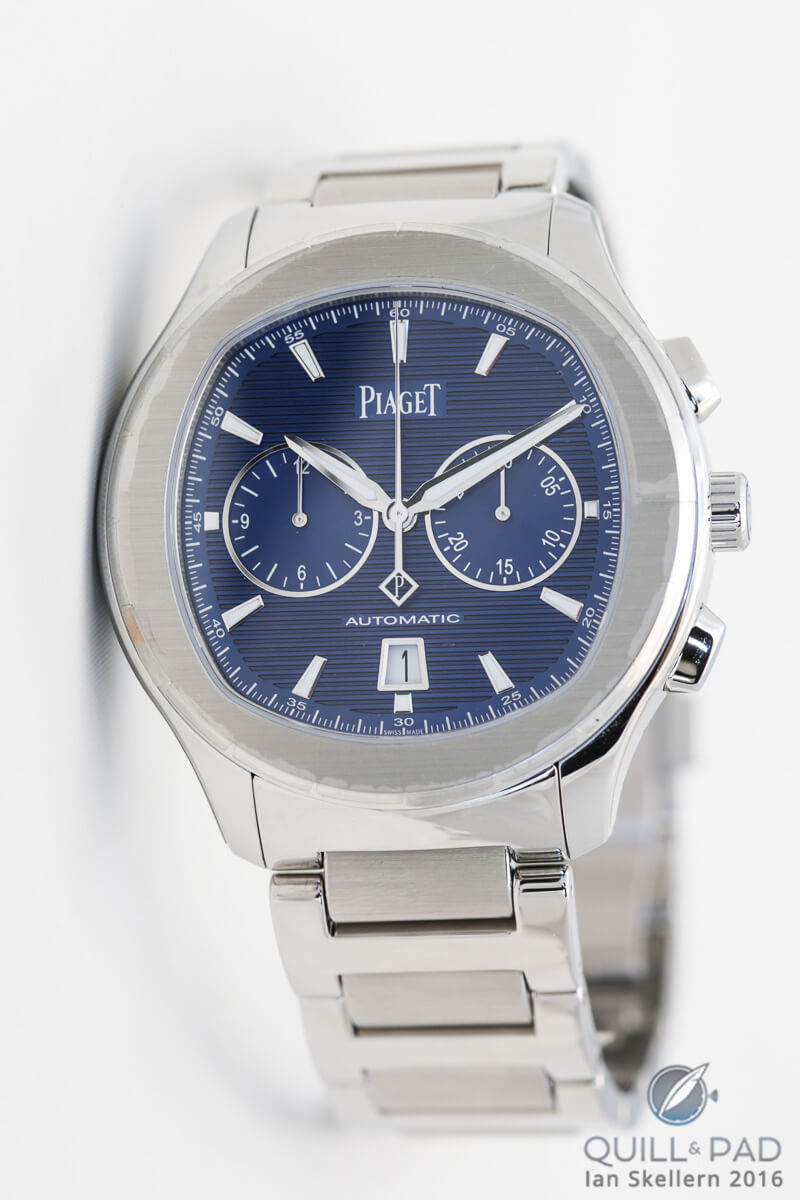 Piaget Polo S chronograph blue dial