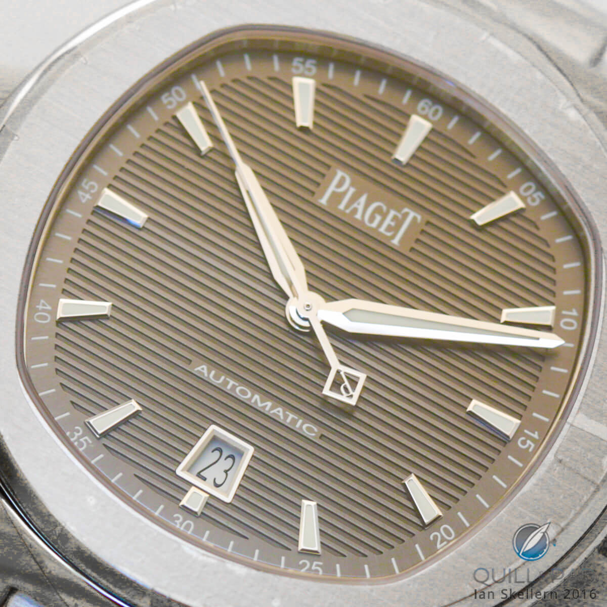Piaget Polo S with brown dial