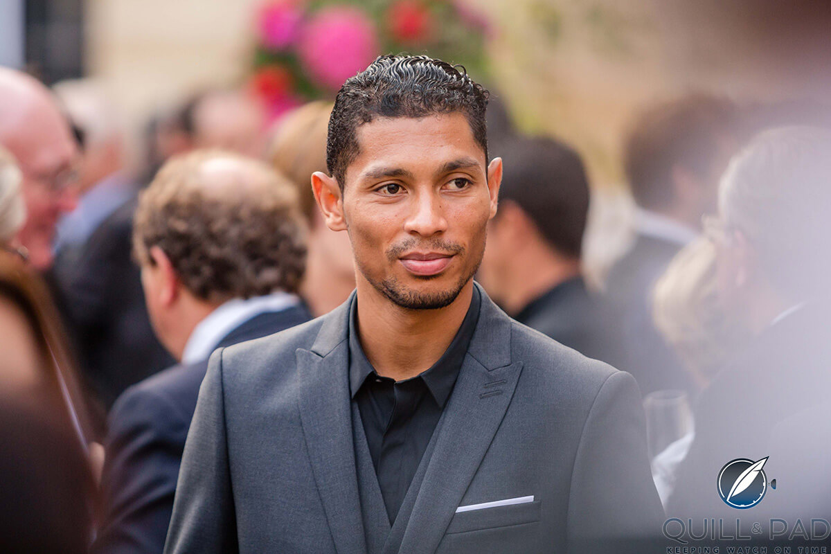 Wayde van Niekerk at the the Concours Art & Elegance Richard Mille 2016 (photo courtesy Jean Dheilly / DPPI)