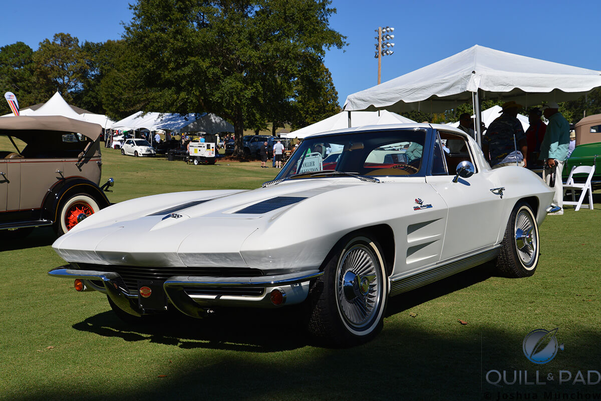 An American muscle car, the Chevrolet Corvette Stingray Coupe C2 at the 2016 Atlanta Concours d’Elegance