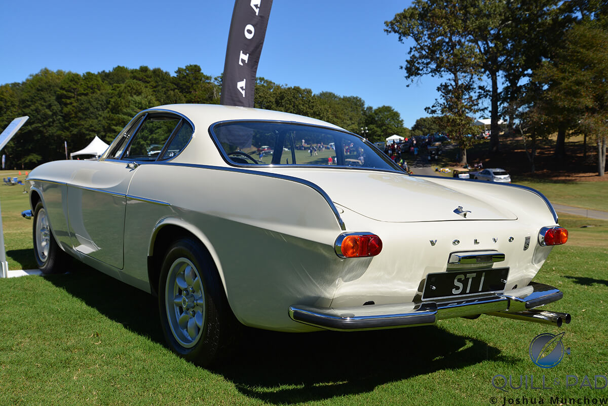 The Volvo P1800S driven by Roger Moore in the TV show “The Saint” from 1967 to 1969 at the 2016 Atlanta Concours d’Elegance