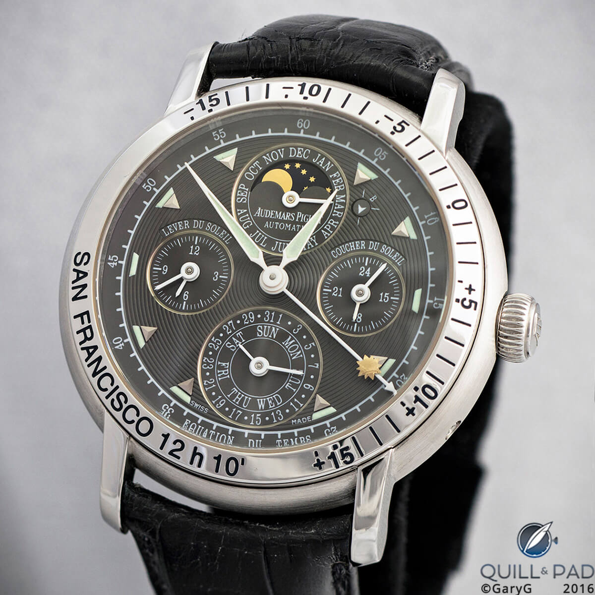 Fabulous watch, thin market: the author’s Jules Audemars Equation of Time