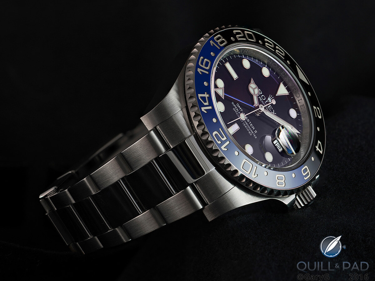 Mainstream value: the author’s Rolex GMT Master II BLNR “Batman”