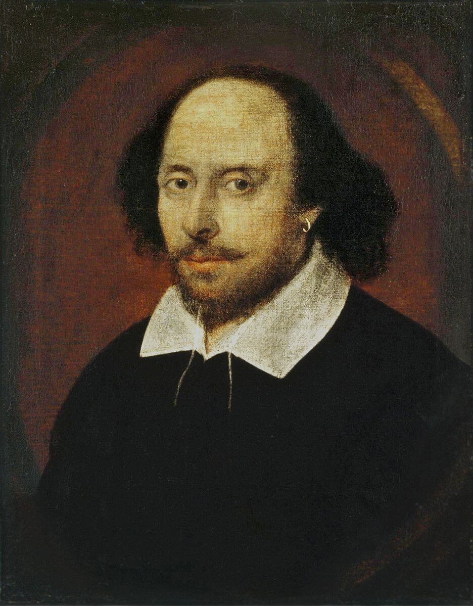 The Chado's portrait of Shakespeare is thought to be by a painter called John Taylor, it is on display at the National portrait gallery in London