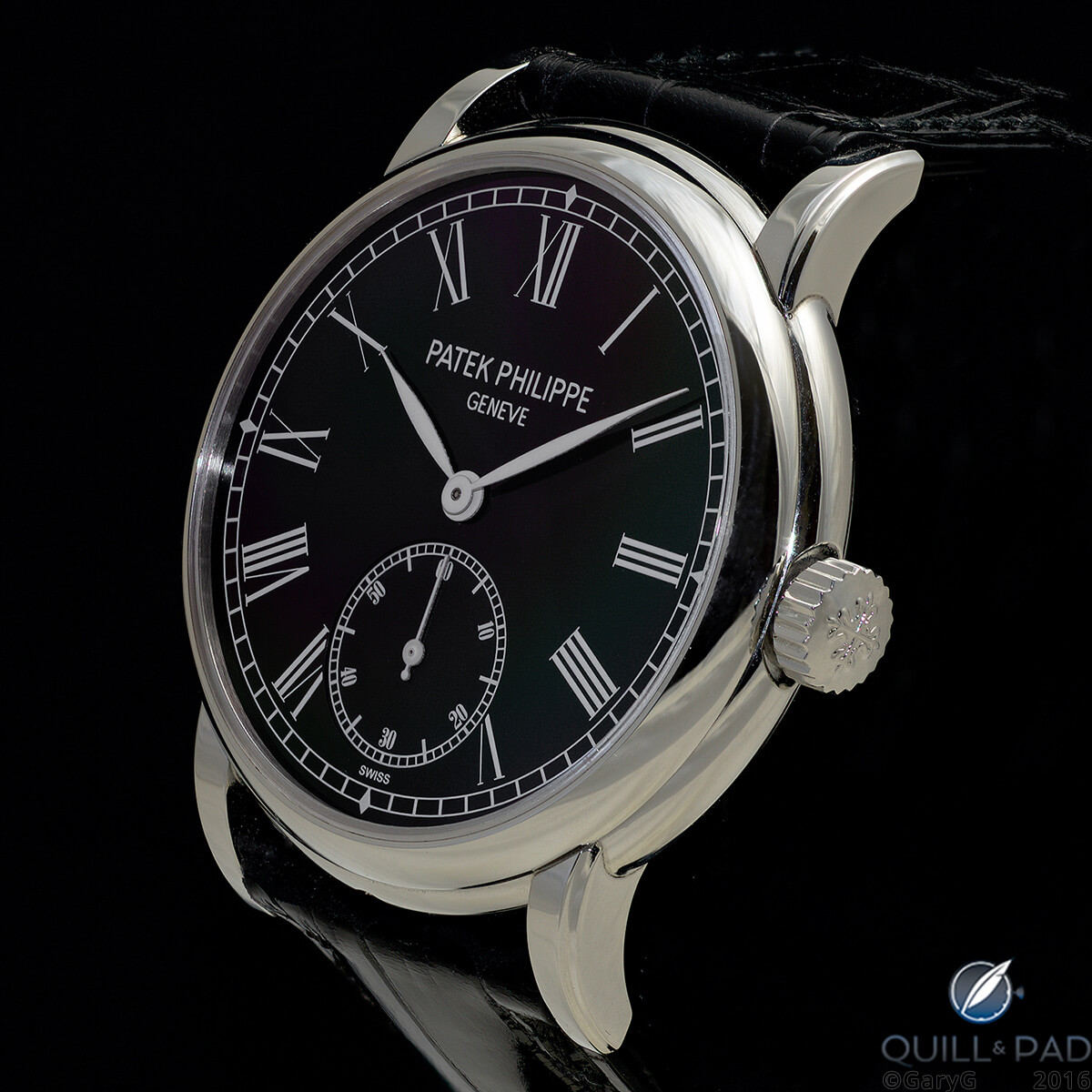 Patek Philippe Reference 5078P minute repeater shot with supplemental lighting