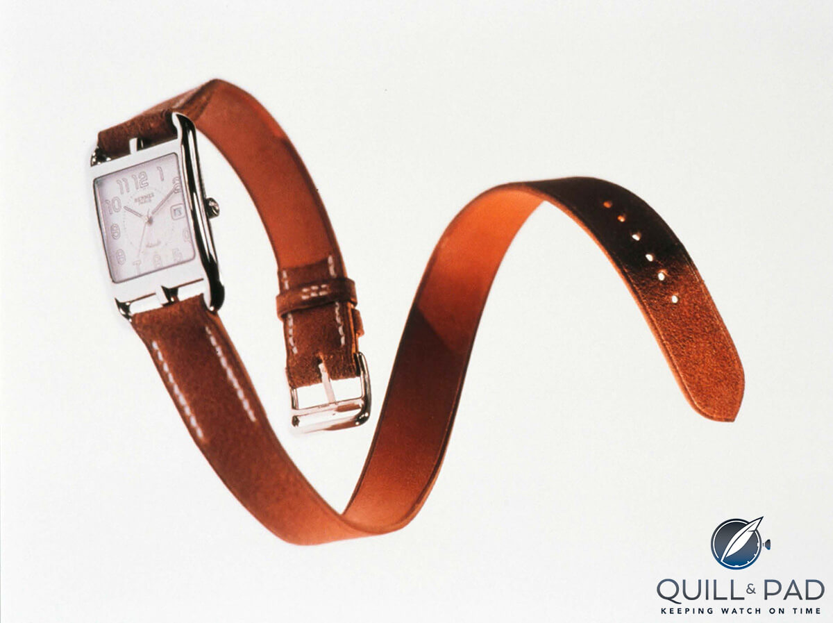 The Hermès Cape Cod of 1998, which debuted the first Double Tour wraparound strap