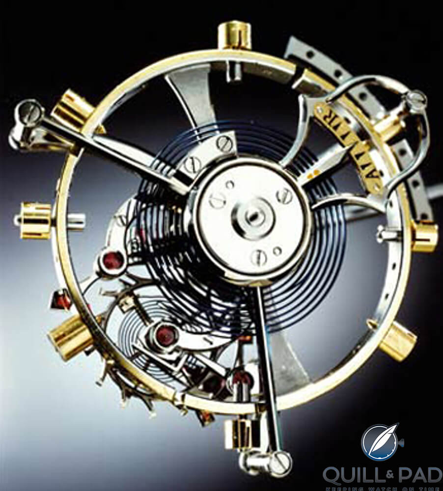 The tourbillon with integrated remontoir from Urban Jürgensen’s Pocket Watch No. 1 by Derek Pratt