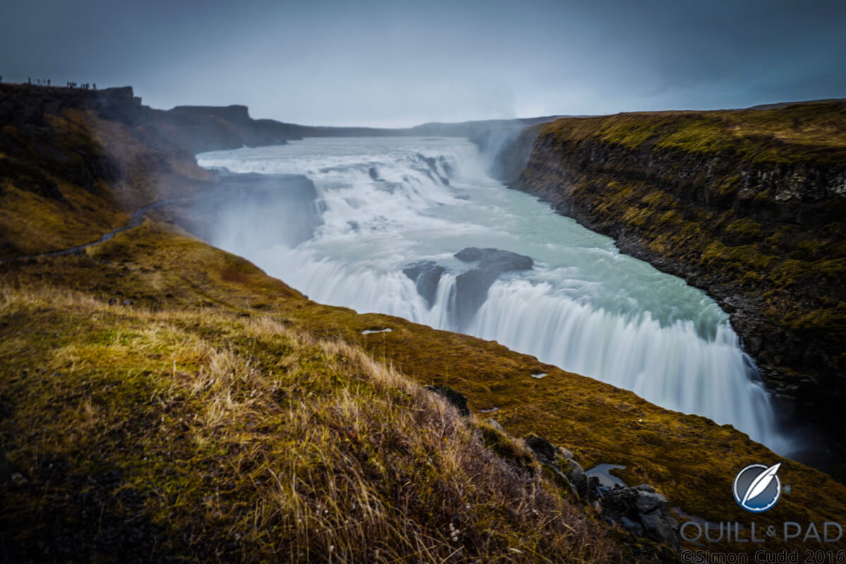 Gullfoss “Golden Falls” waterfall in Iceland