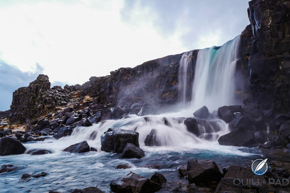 Öxarárfoss waterfall in Iceland
