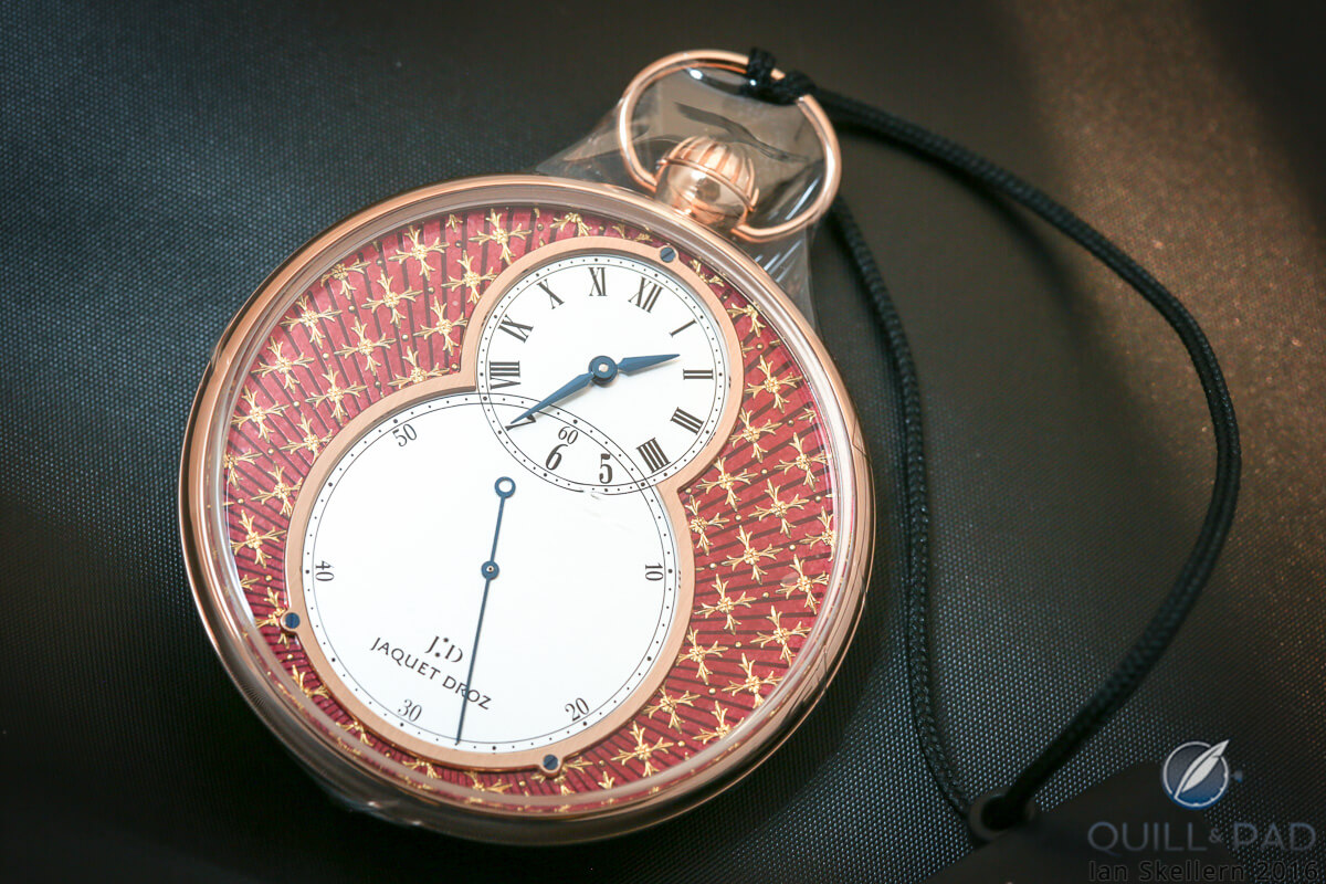 Jaquet Droz Pocket Watch Paillonnée