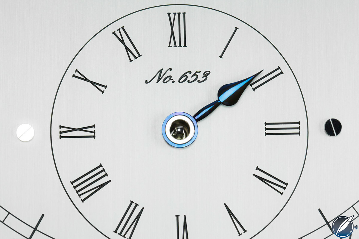 Hour dial of the Sattler Classica Secunda 1985 (photo courtesy Hartmut Kraft)