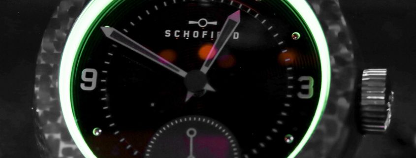Schofield Blacklamp Moonglow with lume by Black Badge