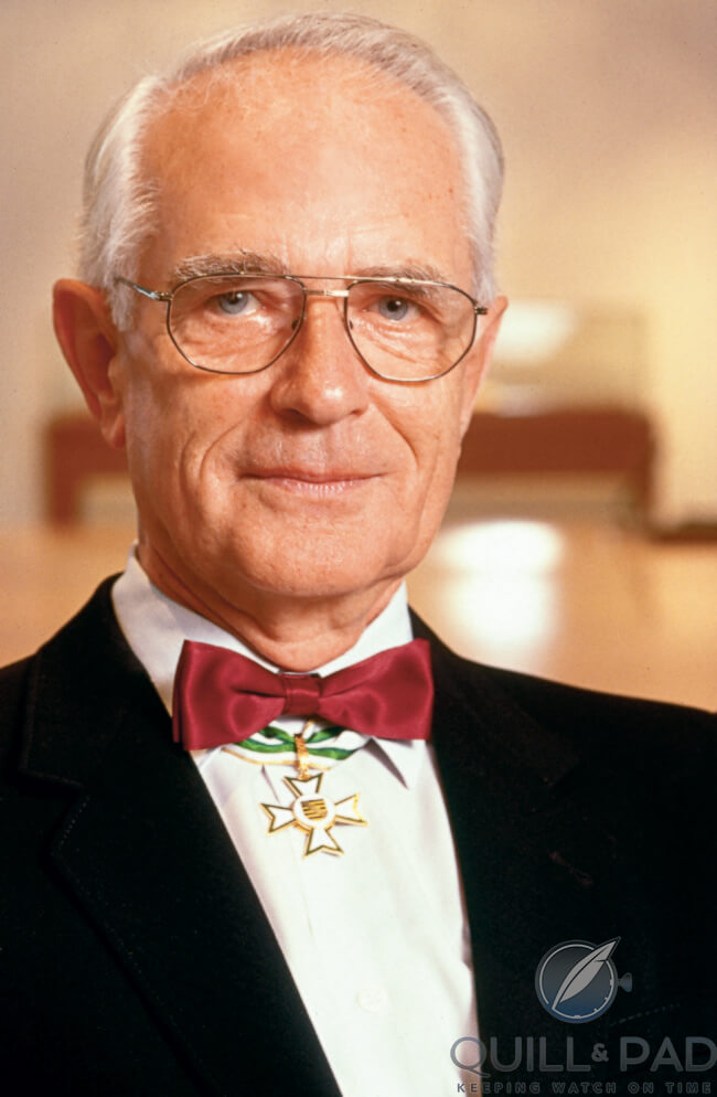 Walter Lange received Saxony's Order of Merit in 1998