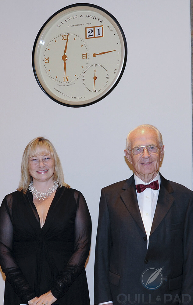Elizabeth Doerr and Walter Lange at the 2010 edition of the Salzburger Festspiele, which A. Lange & Söhne sponsored at the time