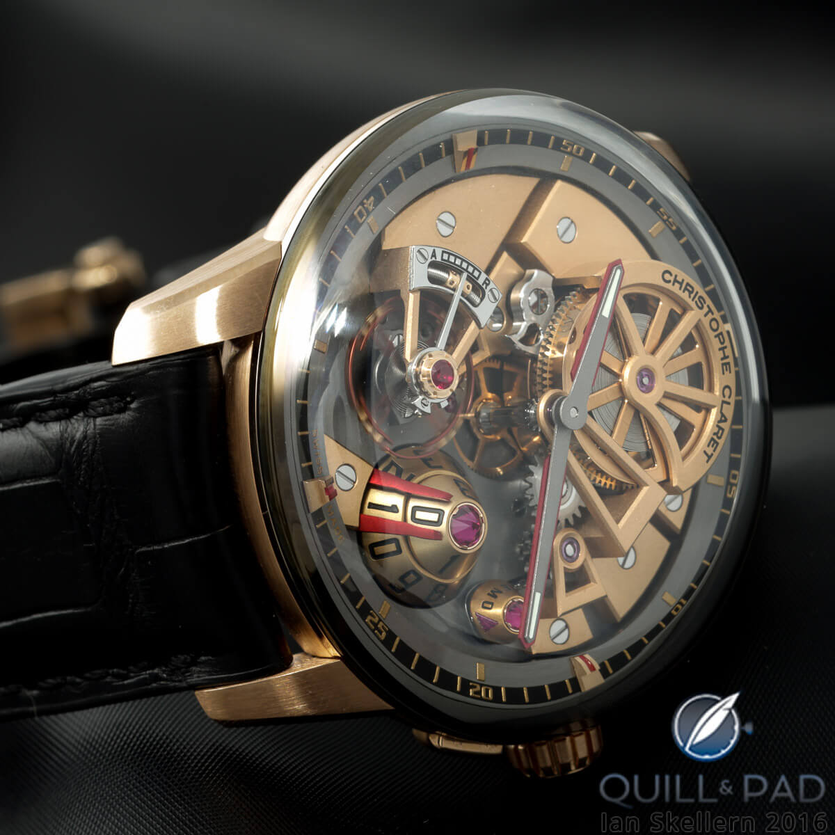 Christophe Claret Maestro in pink gold