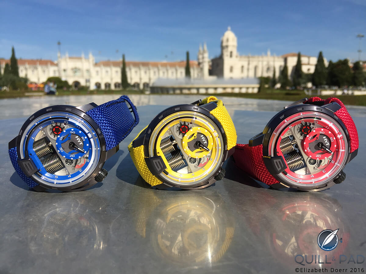 The HYT Colorblock H1 is available in three flavors