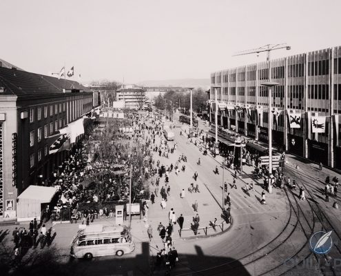Hall 3 was added to the Basel fair in 1964 (photo courtesy MCH Messe Basel)