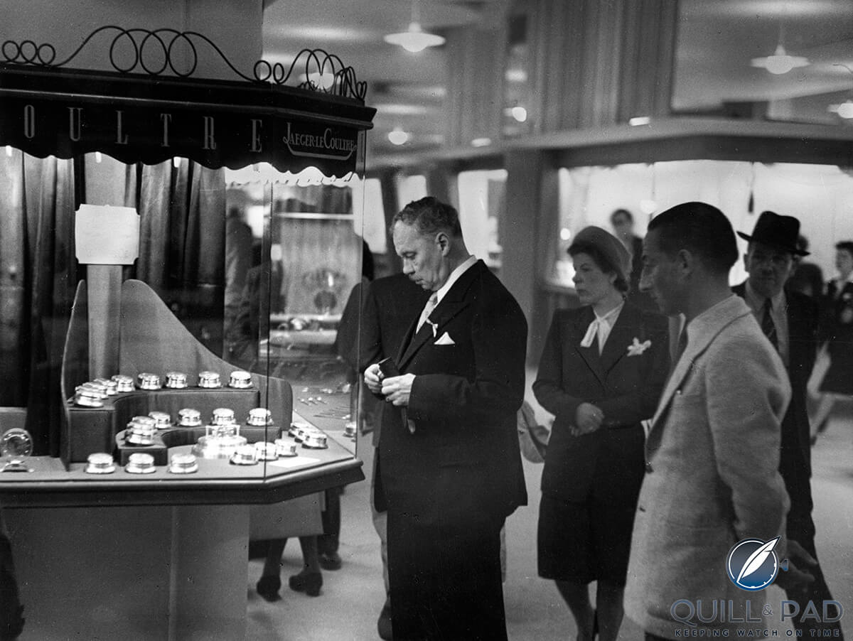 The Jaeger-LeCoultre booth at the Schweizer Uhrenmesse of 1947 (photo courtesy MCH Messe Basel)