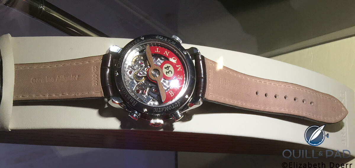 Bremont DH-88 movement side with propeller shaped rotor