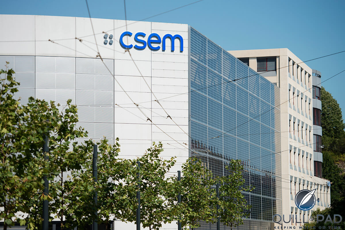 CSEM building in Neuchâtel