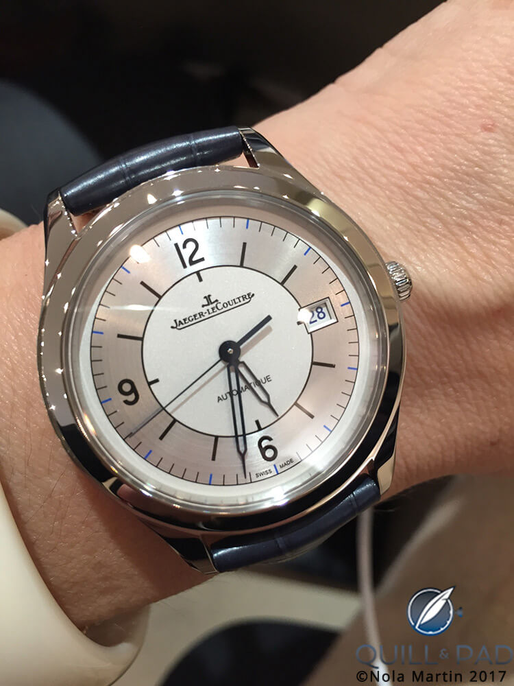 Jaeger-LeCoultre Master Control Date on the wrist