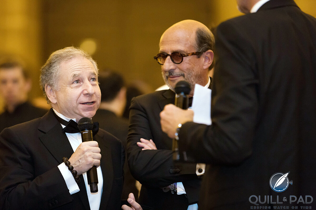 Jean Todt (left) and Richard Mille at Chantilly 2016