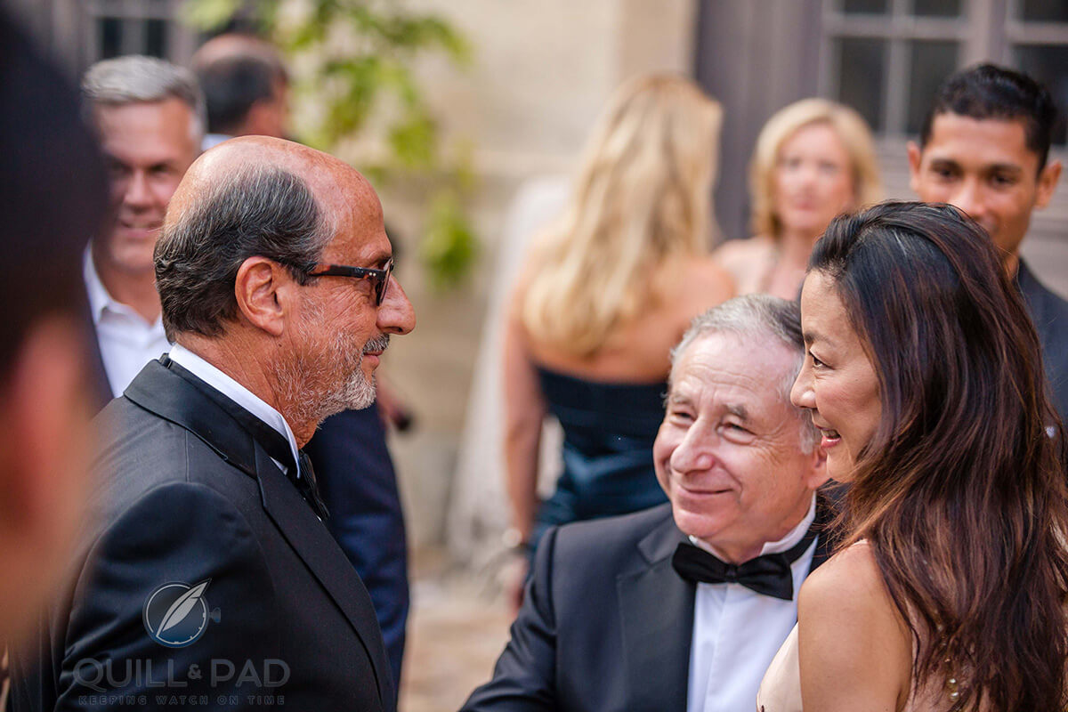 Richard Mille, Jean Todt and Michelle Yeoh at the 2016 Art & Elegance Richard Mille in Chantilly