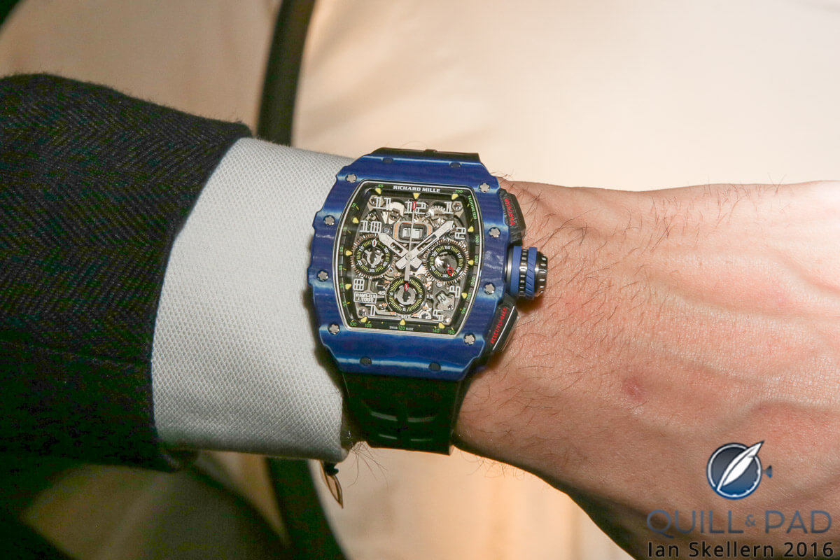 Richard Mille RM11-03 Jean Todt on the wrist