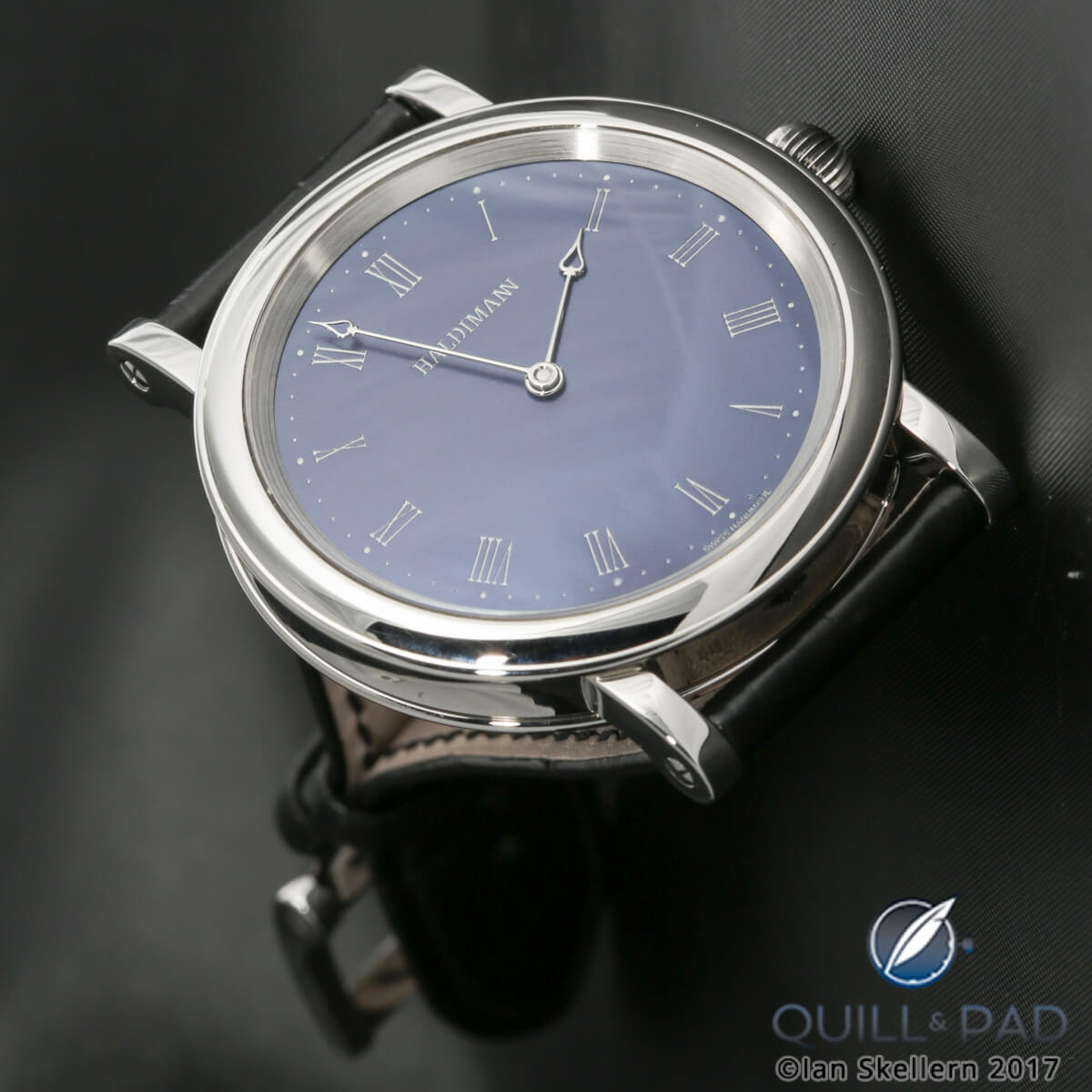 Beat Haldimann H11 with blue dial in stainless steel
