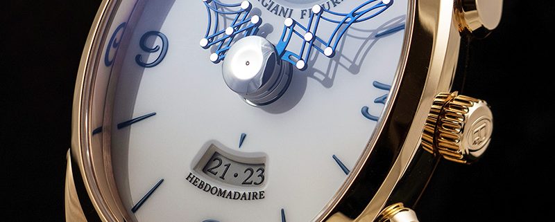 Ivory and blue: dial of the Ovale Pantographe from Parmigiani Fleurier