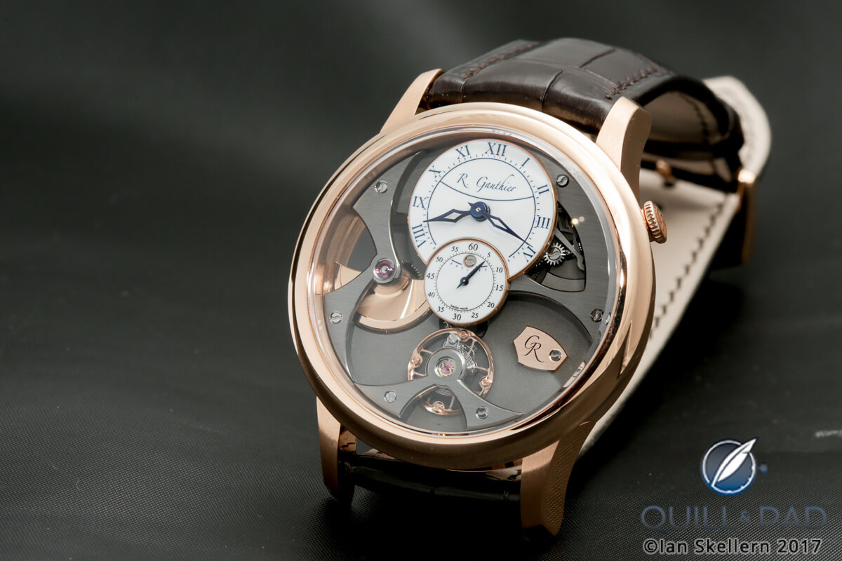 Romain Gauthier Insight Micro-Rotor in red gold